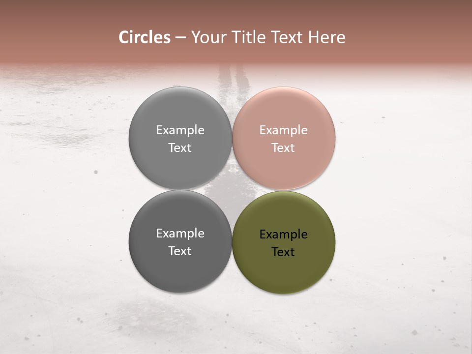 Walking City Drop PowerPoint Template