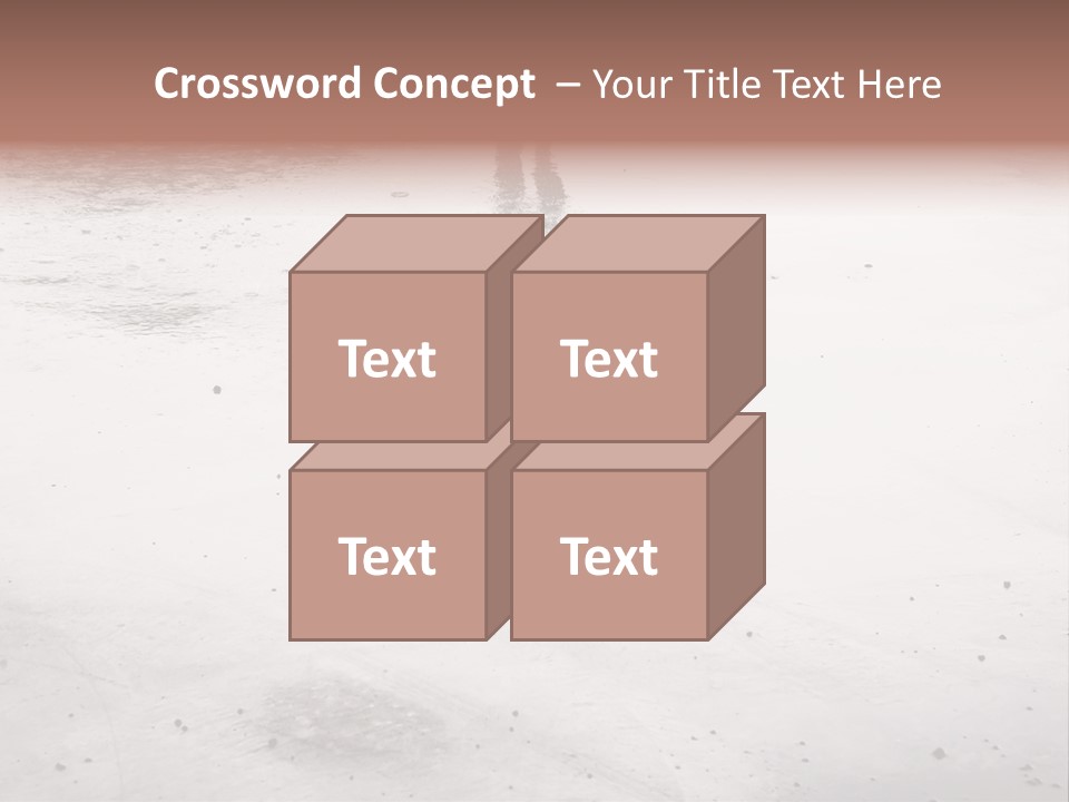 Walking City Drop PowerPoint Template