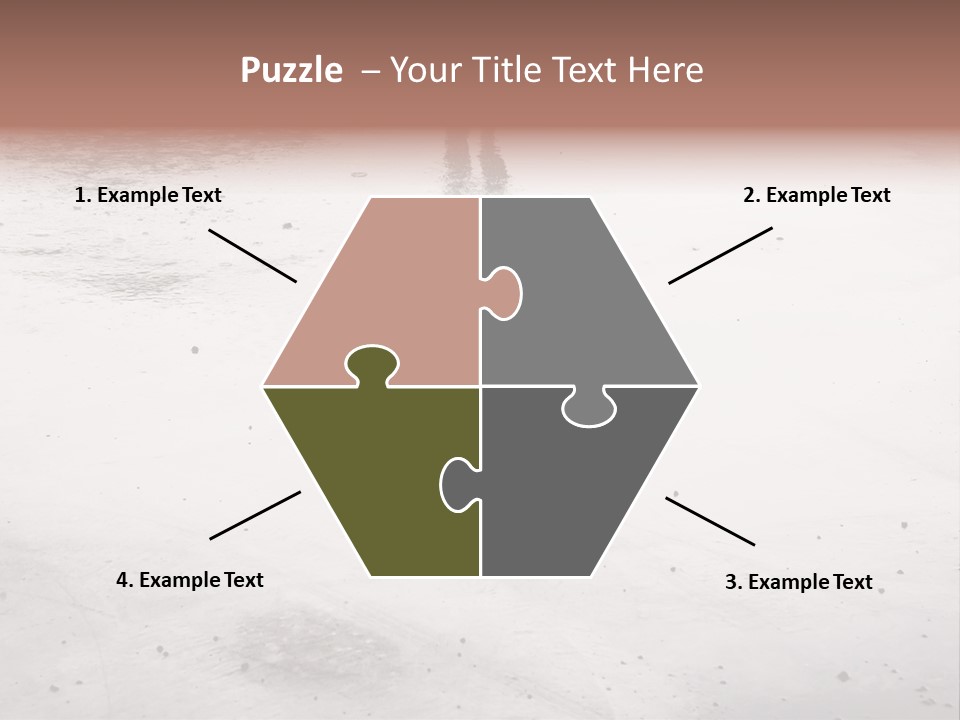 Walking City Drop PowerPoint Template