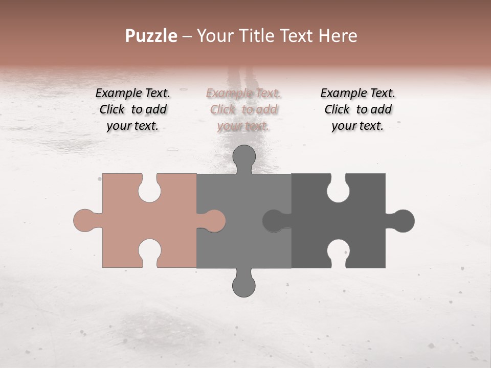 Walking City Drop PowerPoint Template