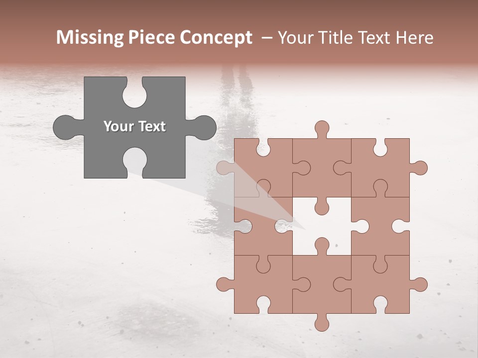 Walking City Drop PowerPoint Template