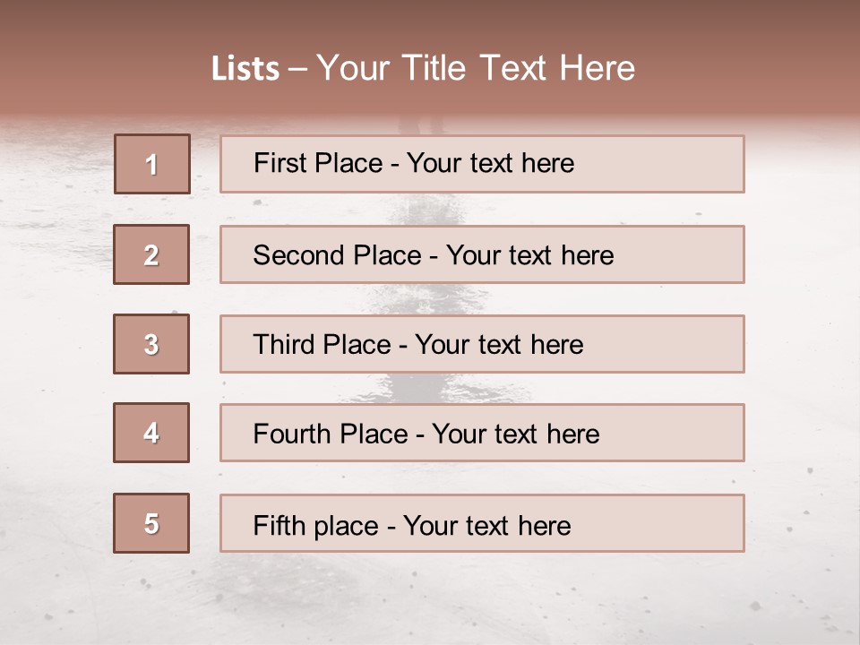 Walking City Drop PowerPoint Template