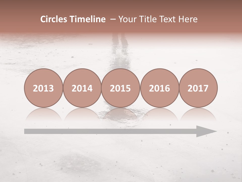 Walking City Drop PowerPoint Template