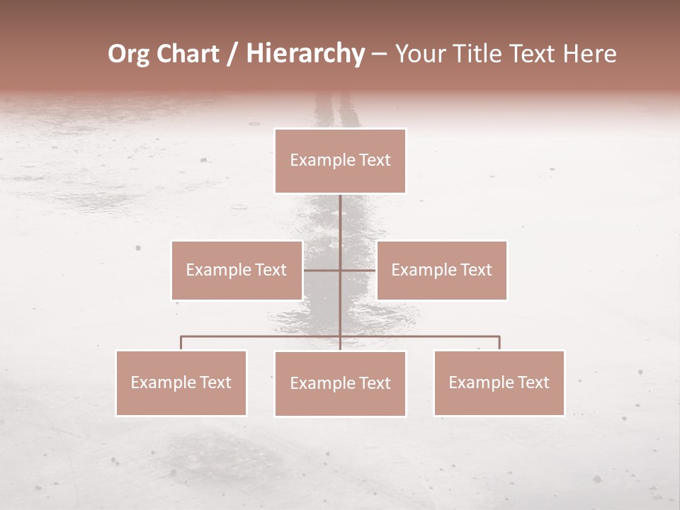 Walking City Drop PowerPoint Template