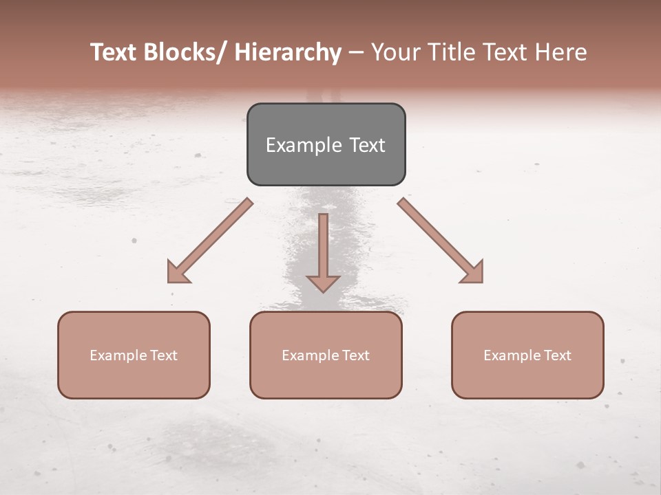 Walking City Drop PowerPoint Template