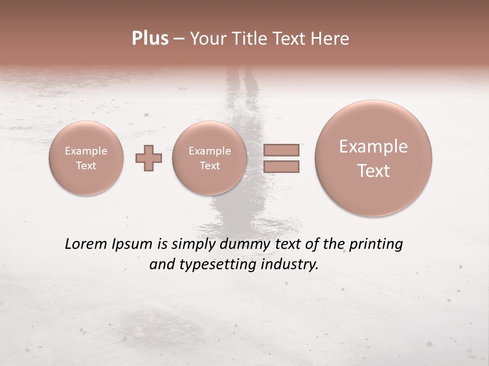 Walking City Drop PowerPoint Template