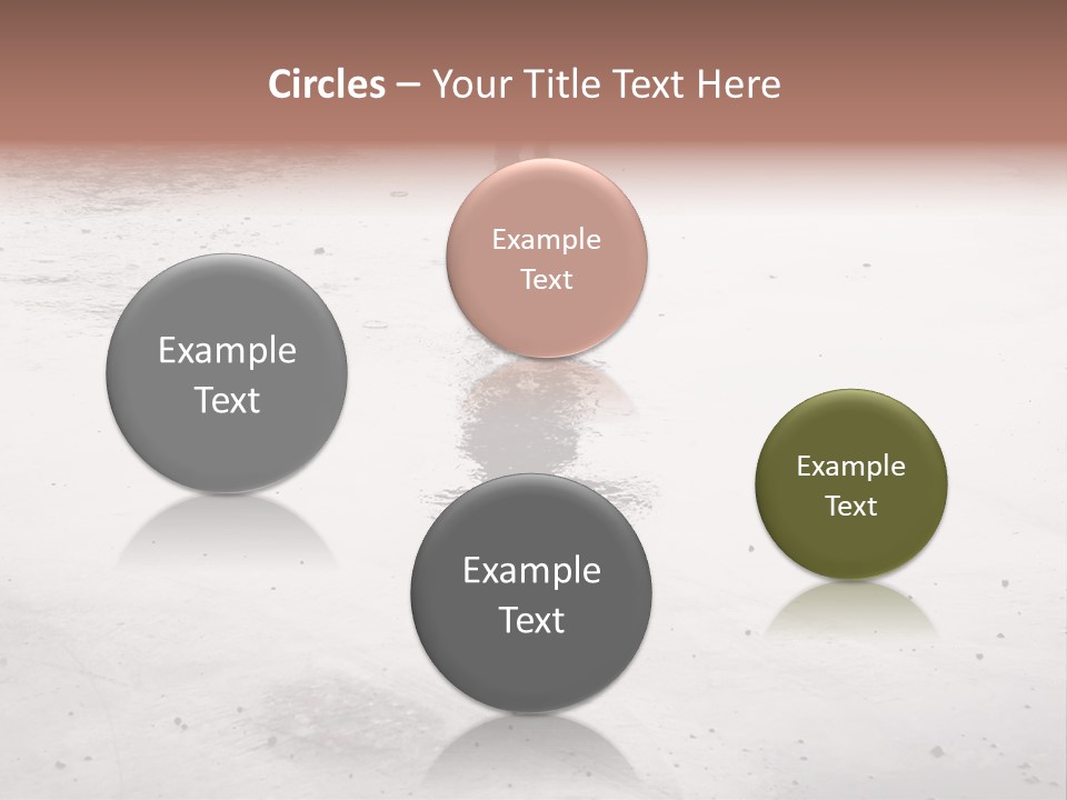 Walking City Drop PowerPoint Template