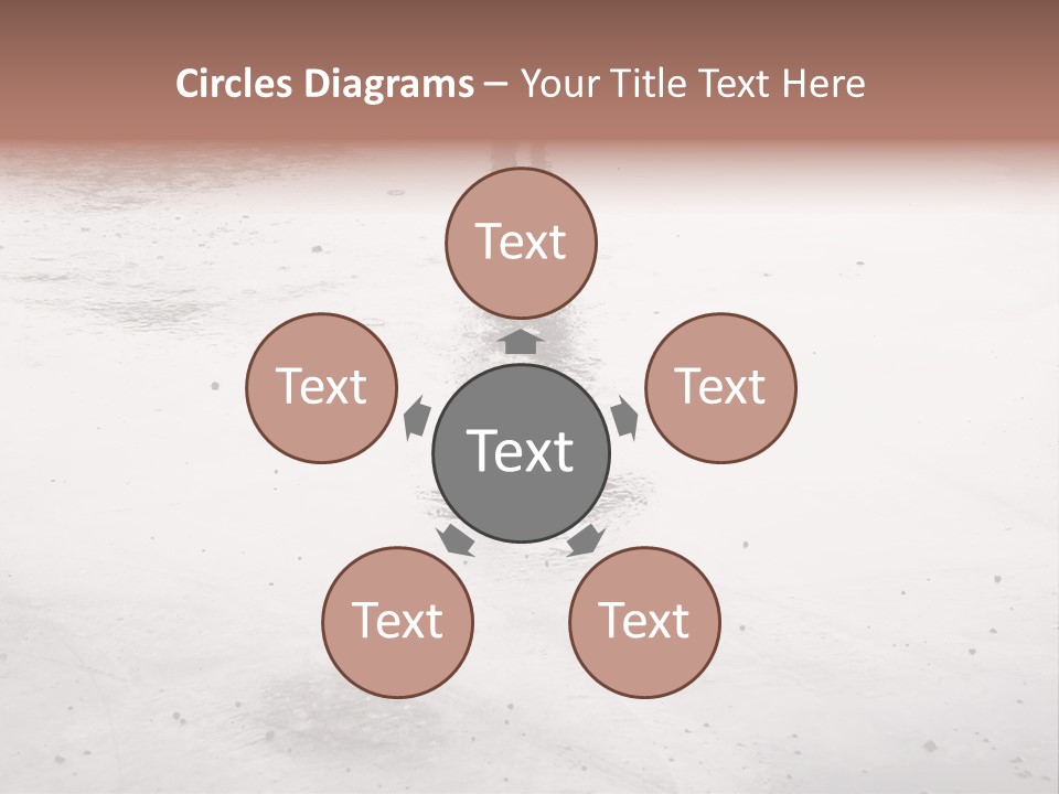 Walking City Drop PowerPoint Template