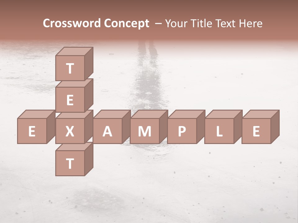 Walking City Drop PowerPoint Template
