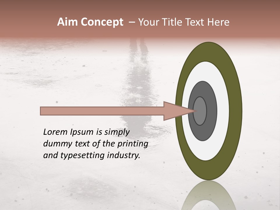 Walking City Drop PowerPoint Template