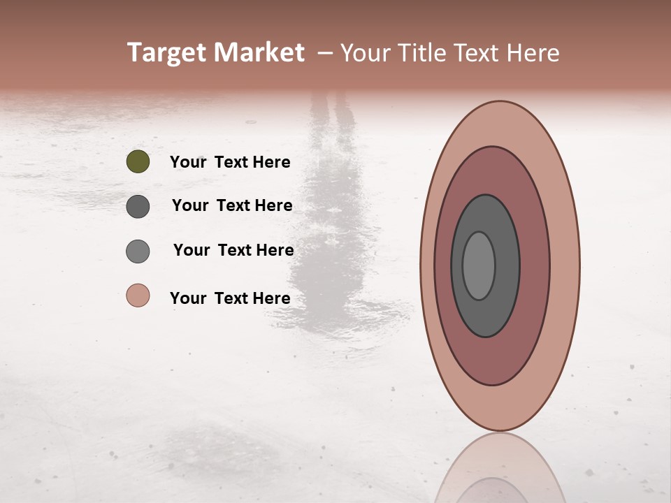 Walking City Drop PowerPoint Template