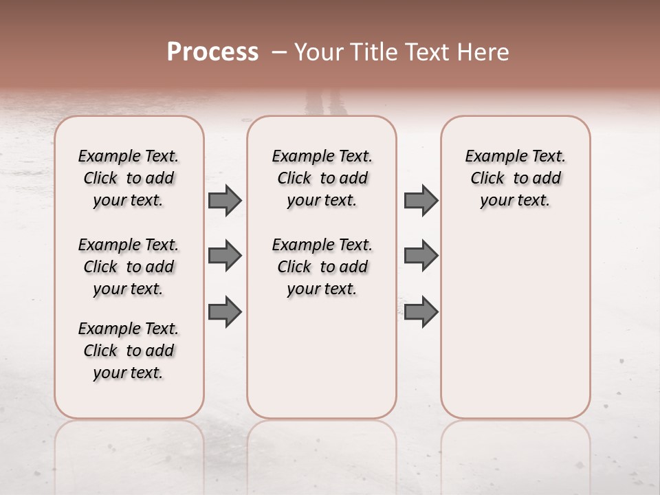 Walking City Drop PowerPoint Template