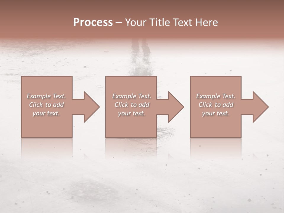 Walking City Drop PowerPoint Template