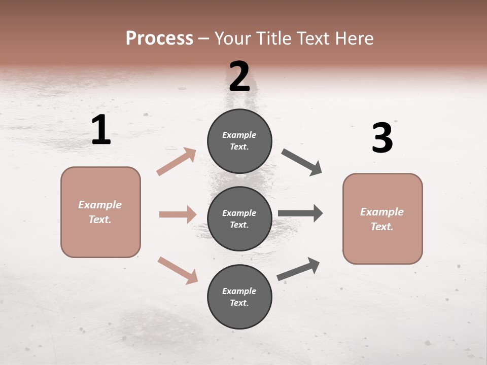 Walking City Drop PowerPoint Template