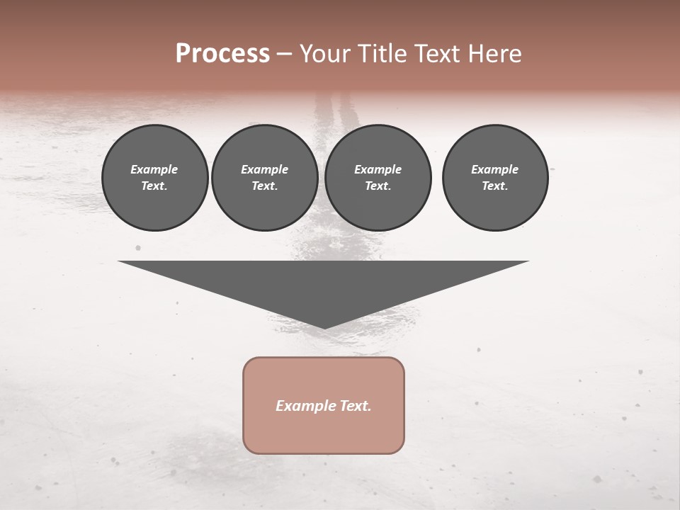 Walking City Drop PowerPoint Template