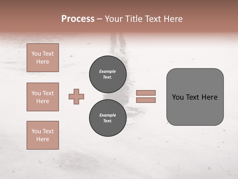 Walking City Drop PowerPoint Template