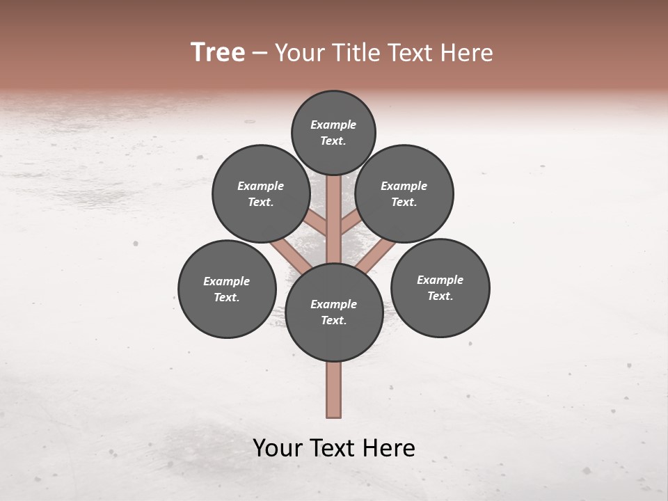 Walking City Drop PowerPoint Template