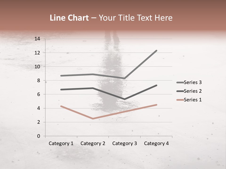 Walking City Drop PowerPoint Template