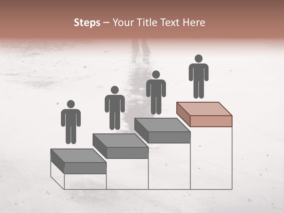 Walking City Drop PowerPoint Template