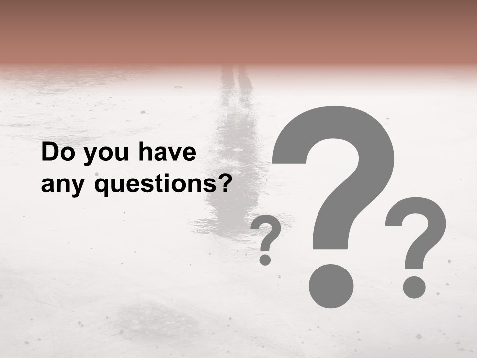 Walking City Drop PowerPoint Template