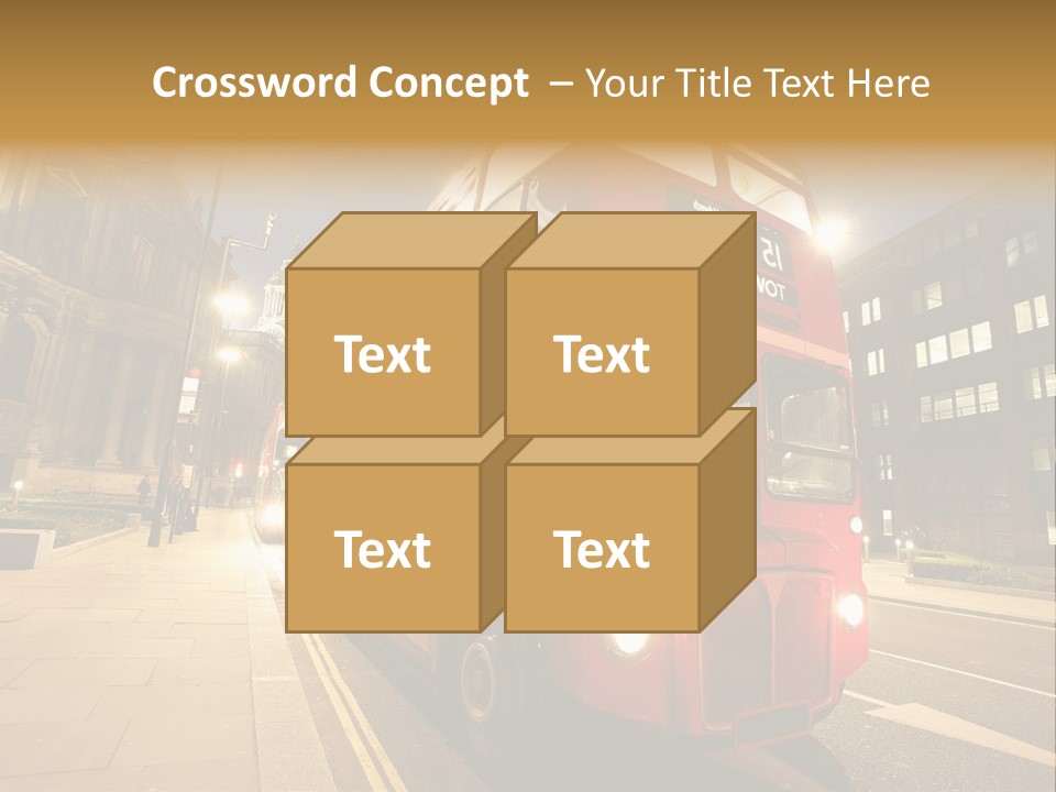 Landmark St Paul Bus Stop PowerPoint Template