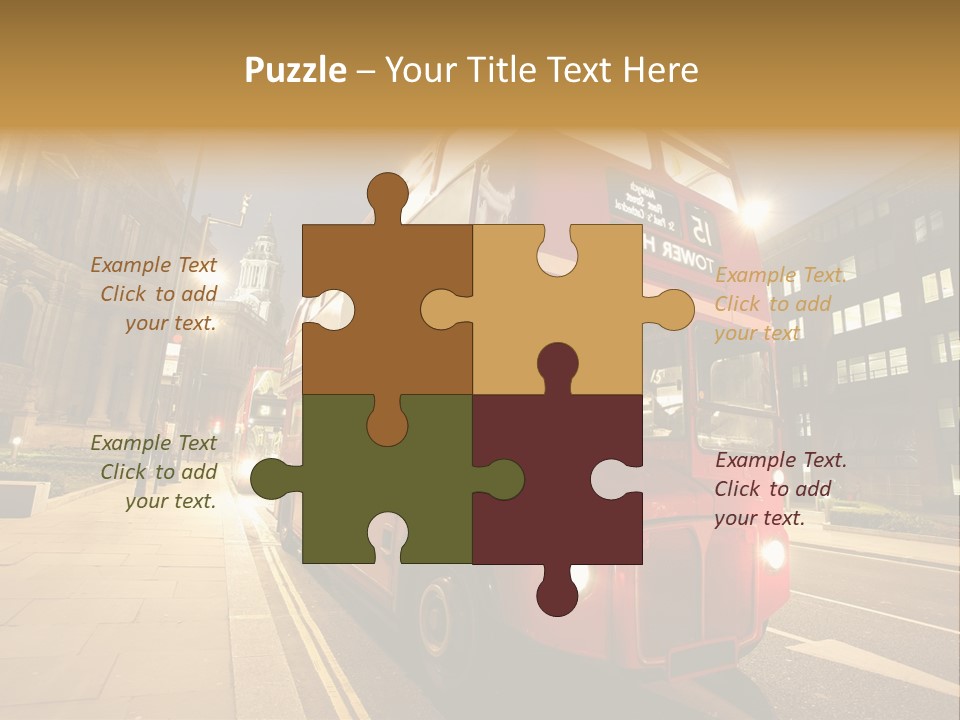 Landmark St Paul Bus Stop PowerPoint Template