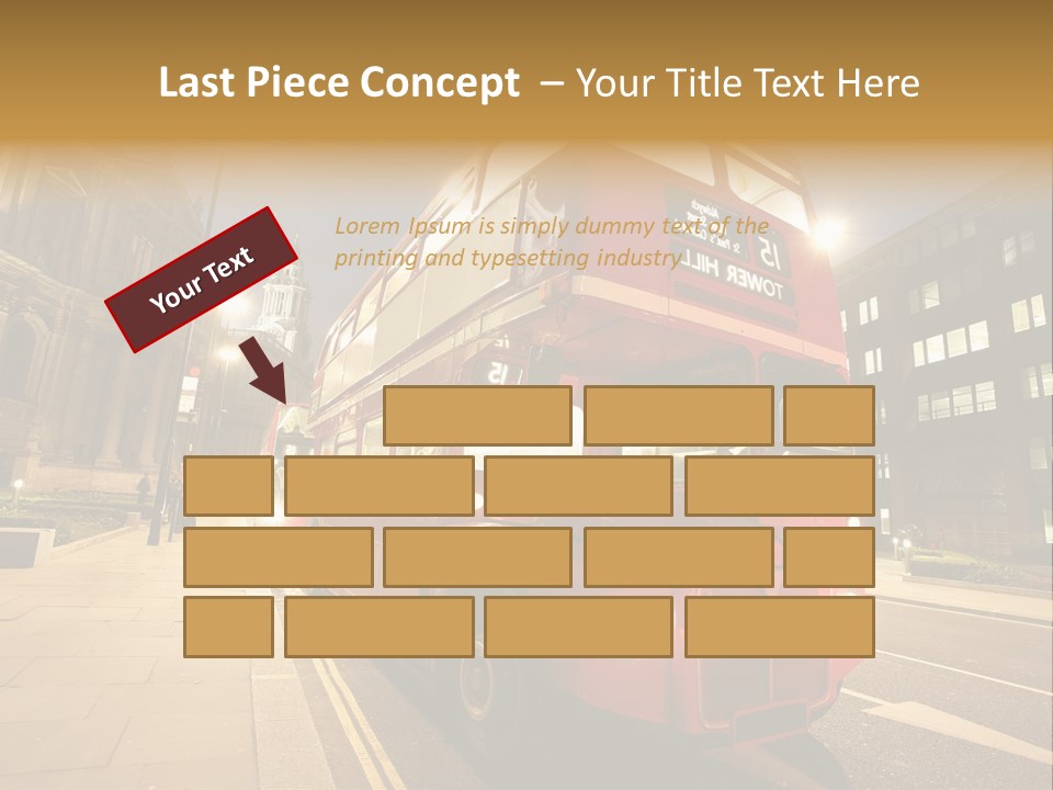 Landmark St Paul Bus Stop PowerPoint Template