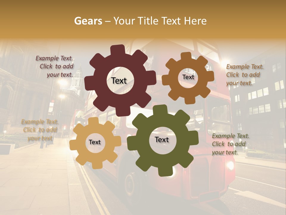 Landmark St Paul Bus Stop PowerPoint Template