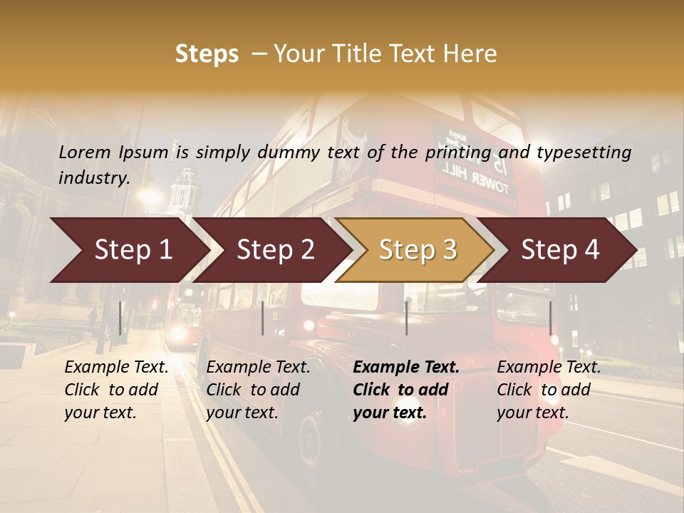Landmark St Paul Bus Stop PowerPoint Template