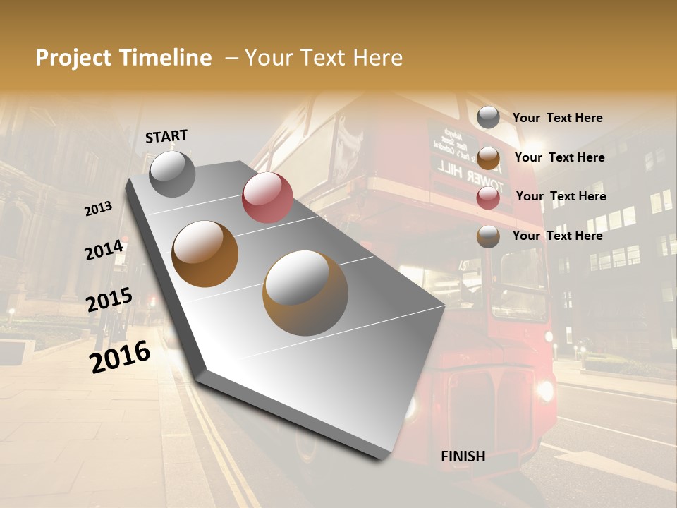 Landmark St Paul Bus Stop PowerPoint Template
