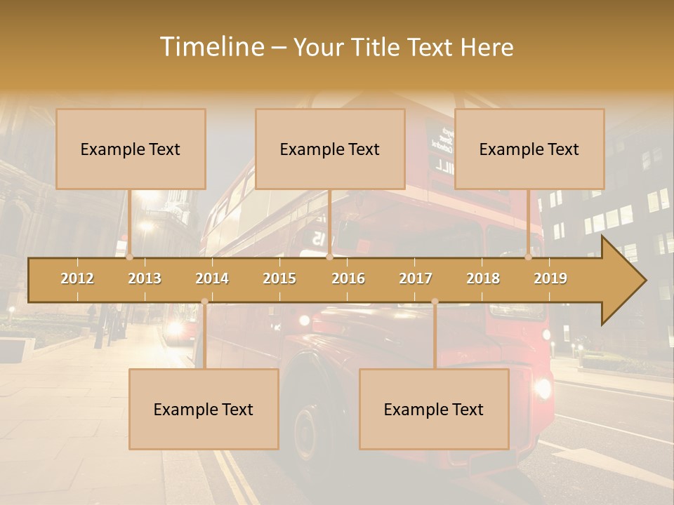 Landmark St Paul Bus Stop PowerPoint Template