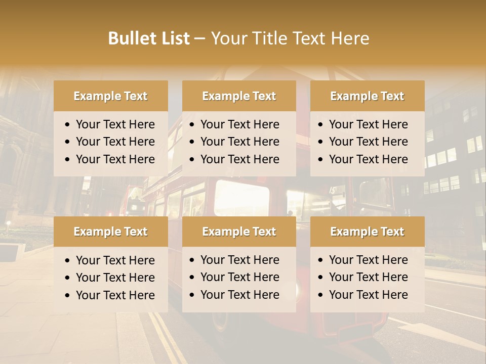 Landmark St Paul Bus Stop PowerPoint Template