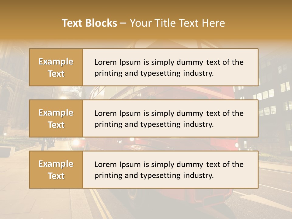 Landmark St Paul Bus Stop PowerPoint Template