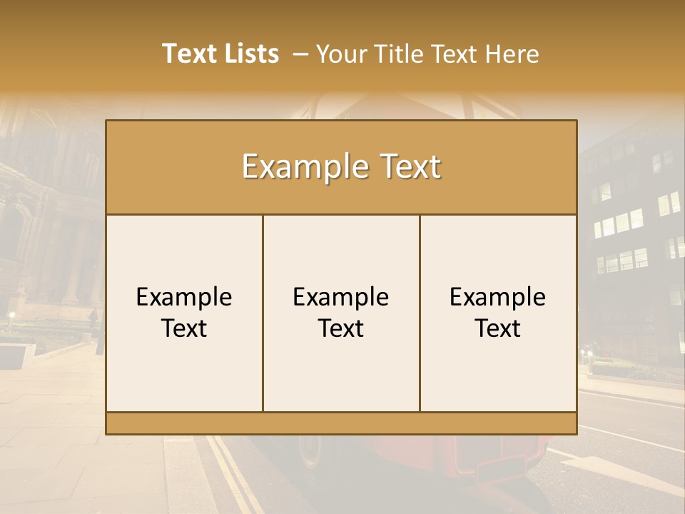 Landmark St Paul Bus Stop PowerPoint Template