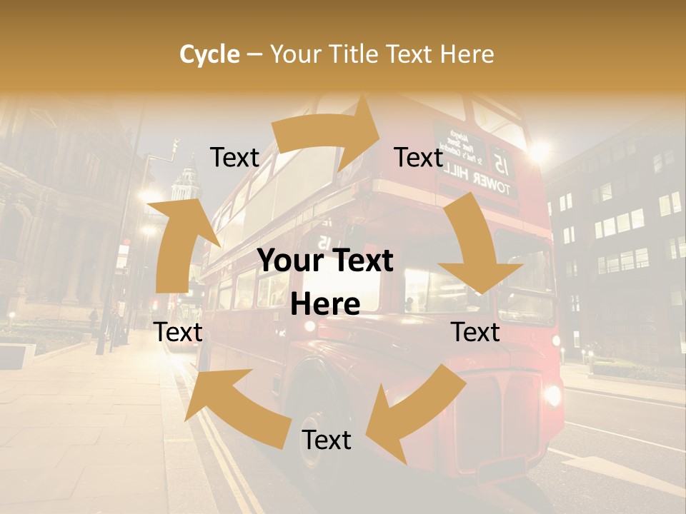 Landmark St Paul Bus Stop PowerPoint Template