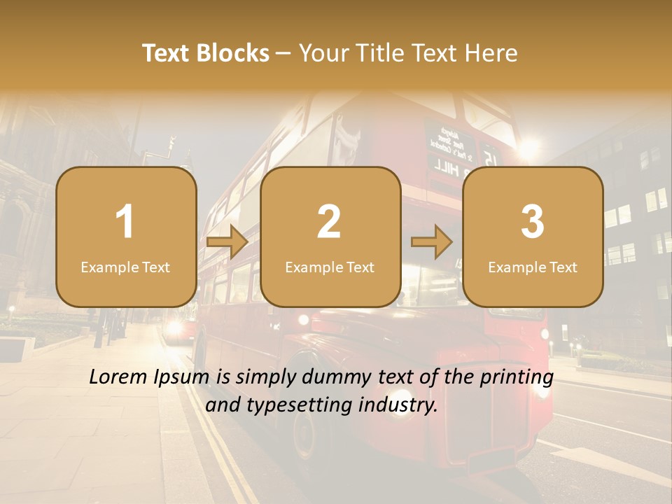Landmark St Paul Bus Stop PowerPoint Template