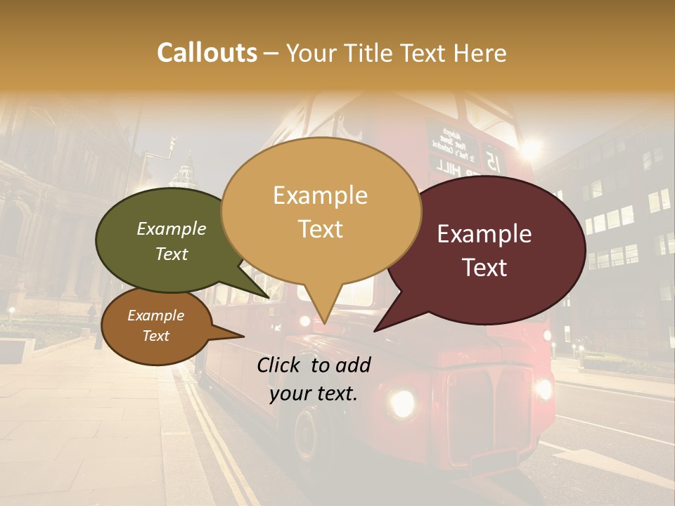 Landmark St Paul Bus Stop PowerPoint Template
