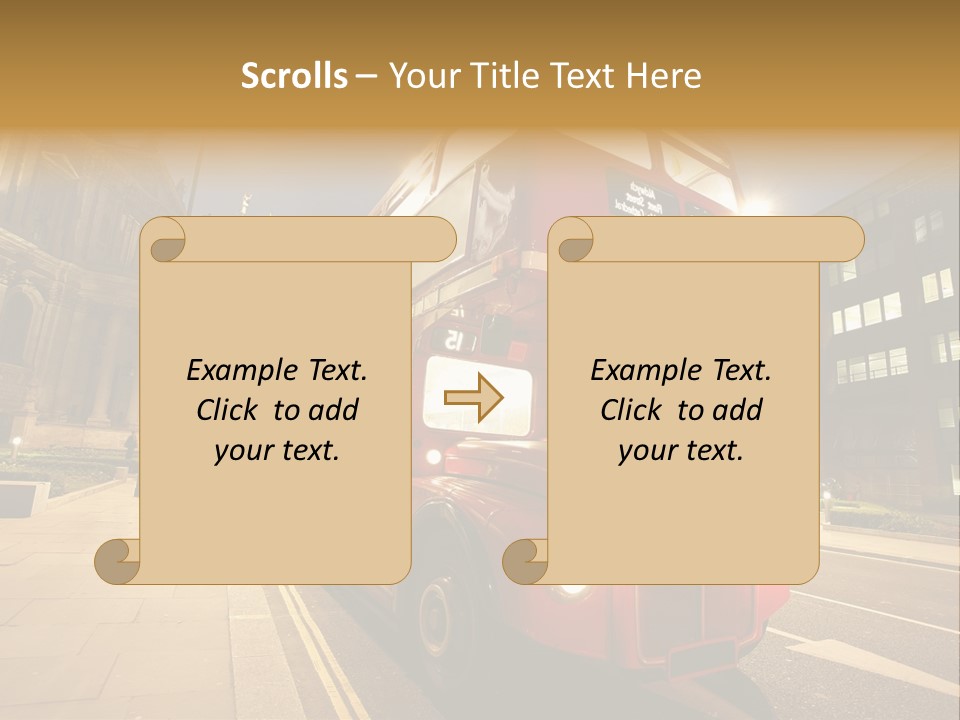 Landmark St Paul Bus Stop PowerPoint Template