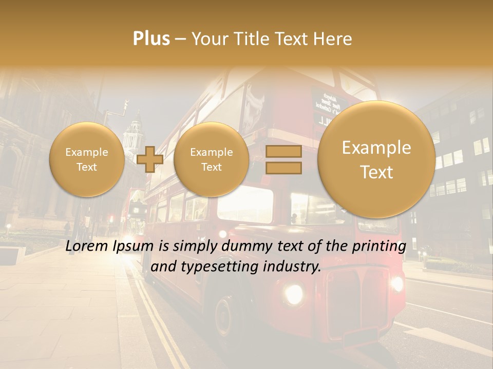 Landmark St Paul Bus Stop PowerPoint Template