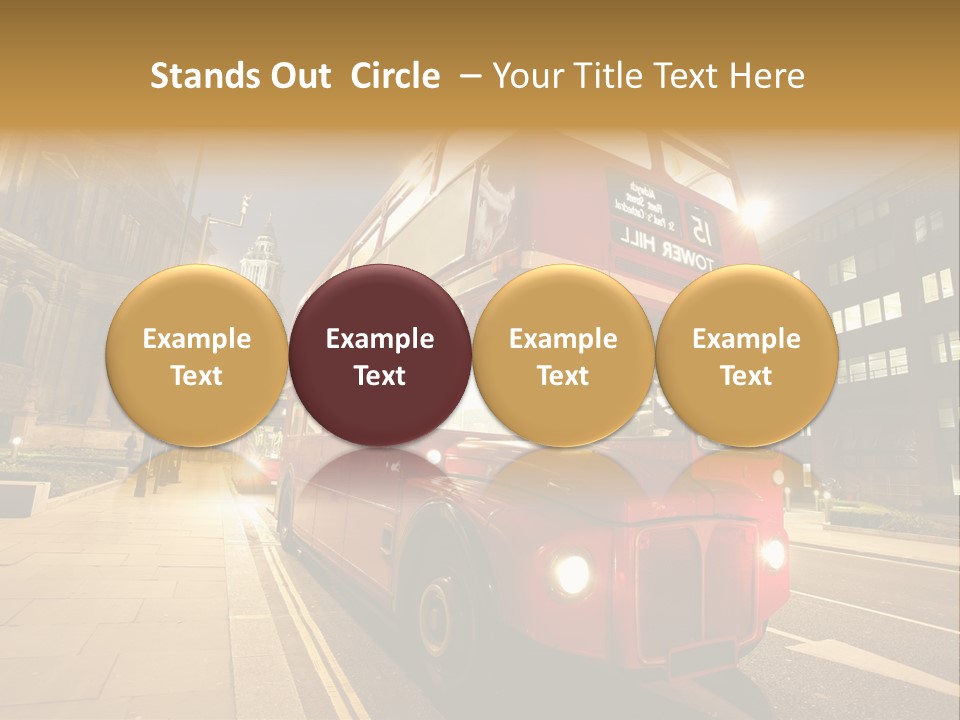 Landmark St Paul Bus Stop PowerPoint Template