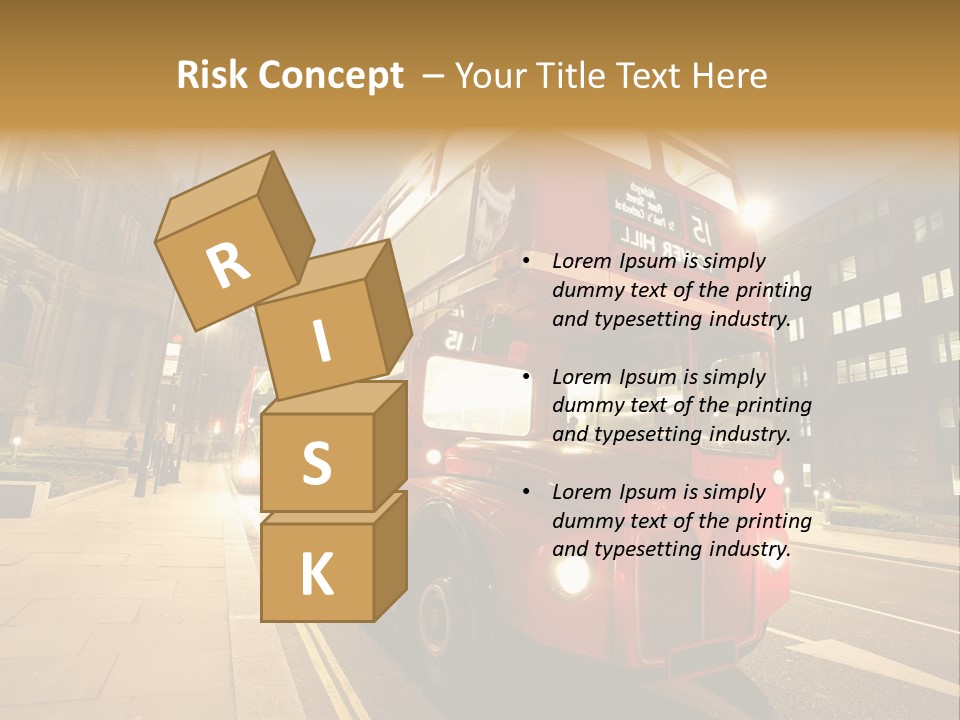 Landmark St Paul Bus Stop PowerPoint Template