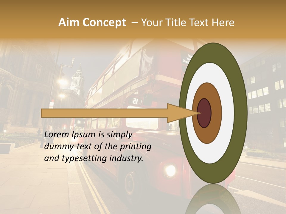 Landmark St Paul Bus Stop PowerPoint Template