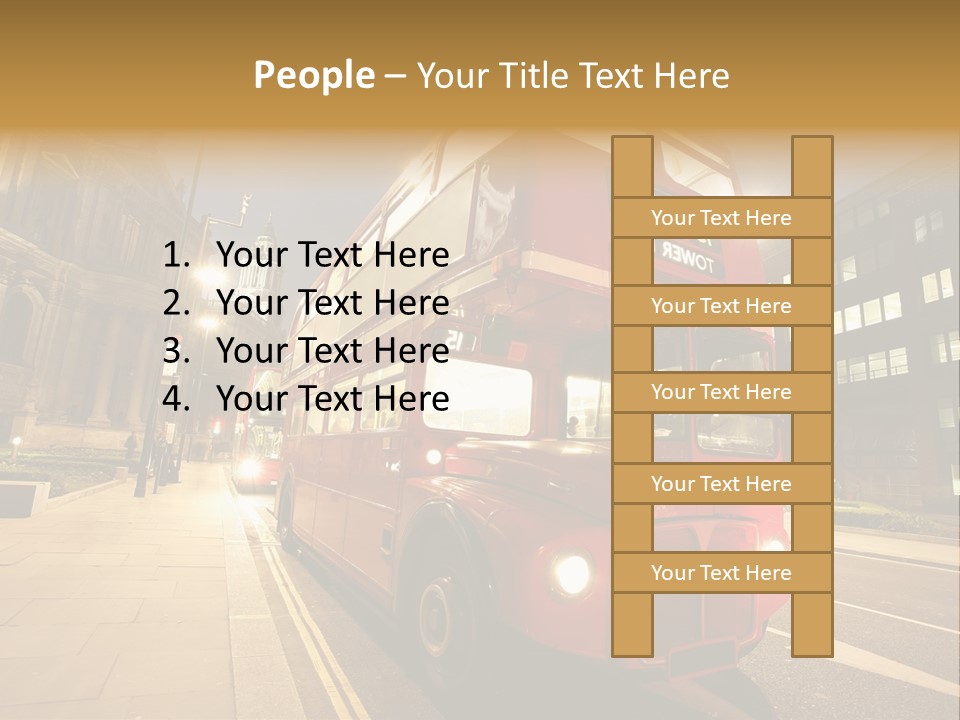 Landmark St Paul Bus Stop PowerPoint Template