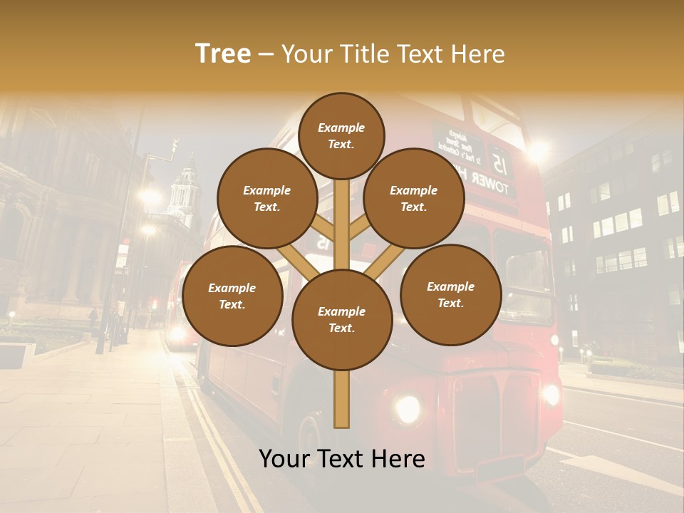 Landmark St Paul Bus Stop PowerPoint Template