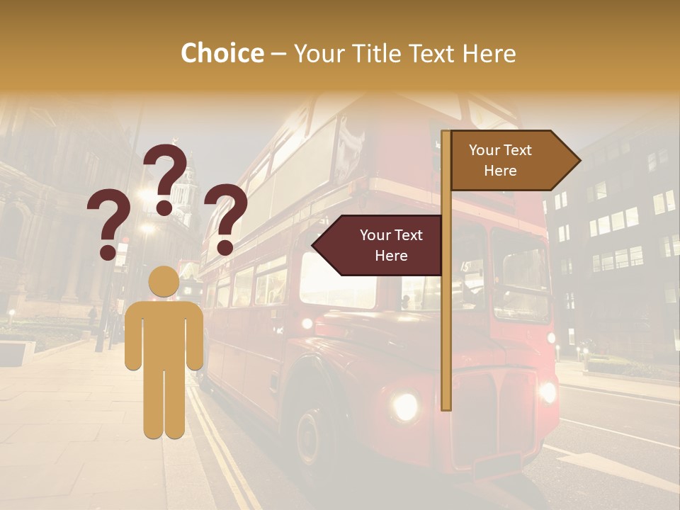 Landmark St Paul Bus Stop PowerPoint Template