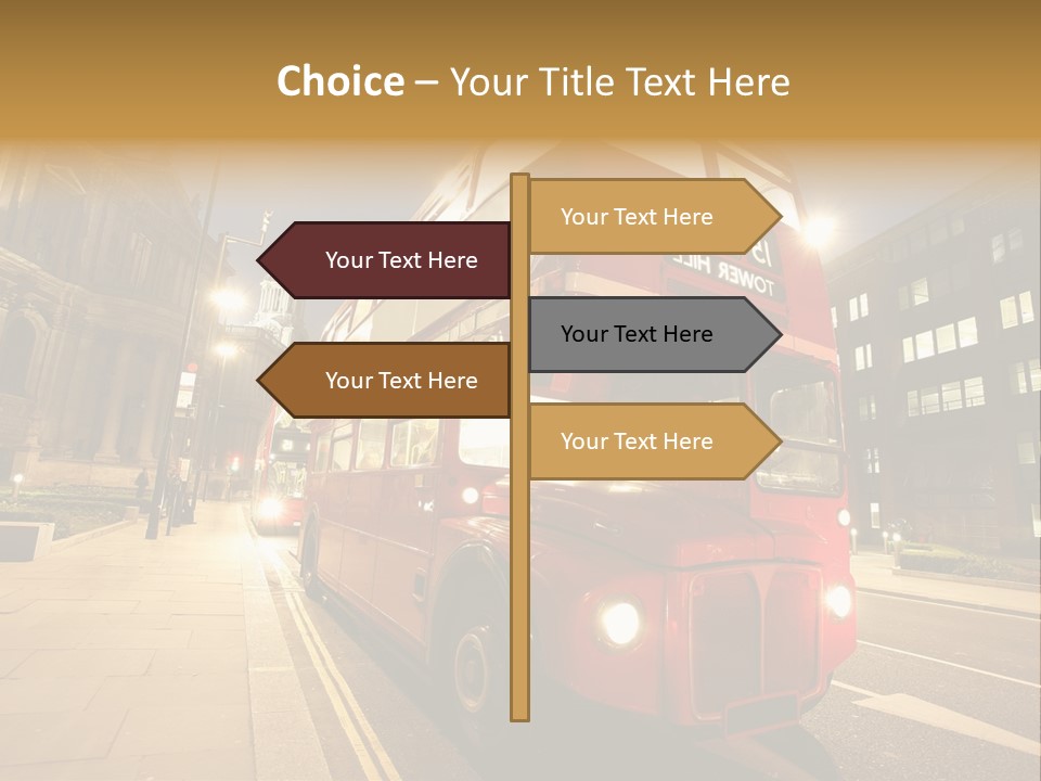 Landmark St Paul Bus Stop PowerPoint Template
