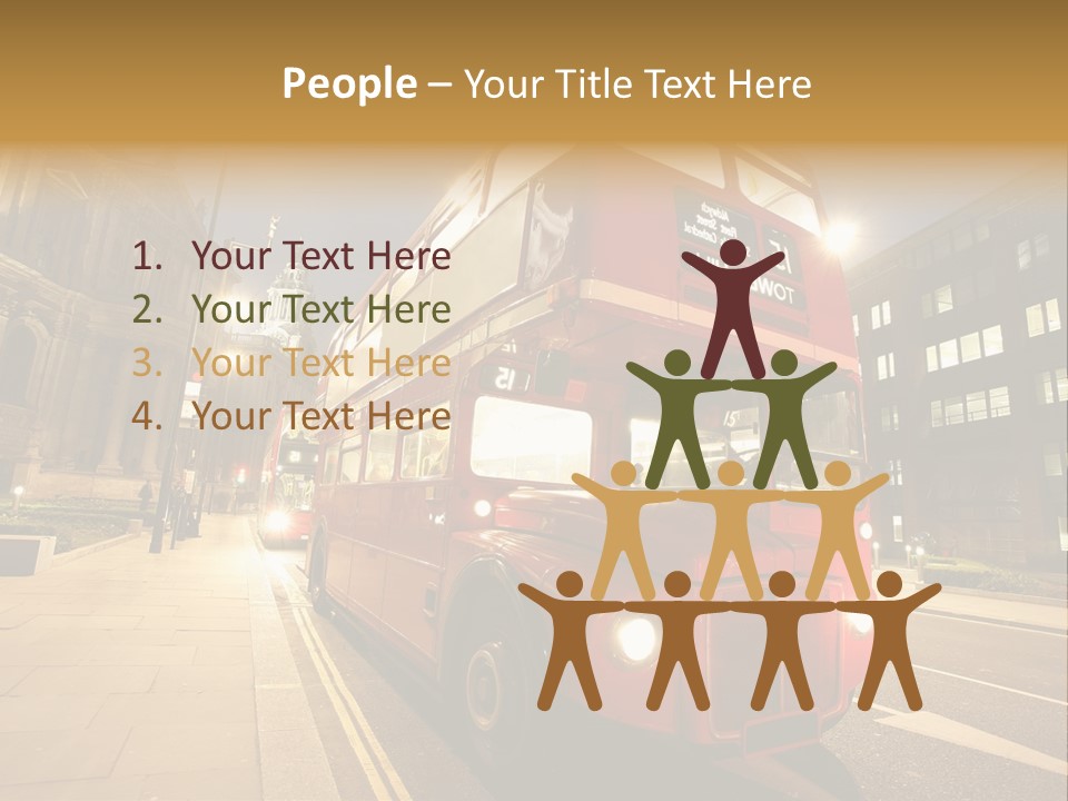 Landmark St Paul Bus Stop PowerPoint Template