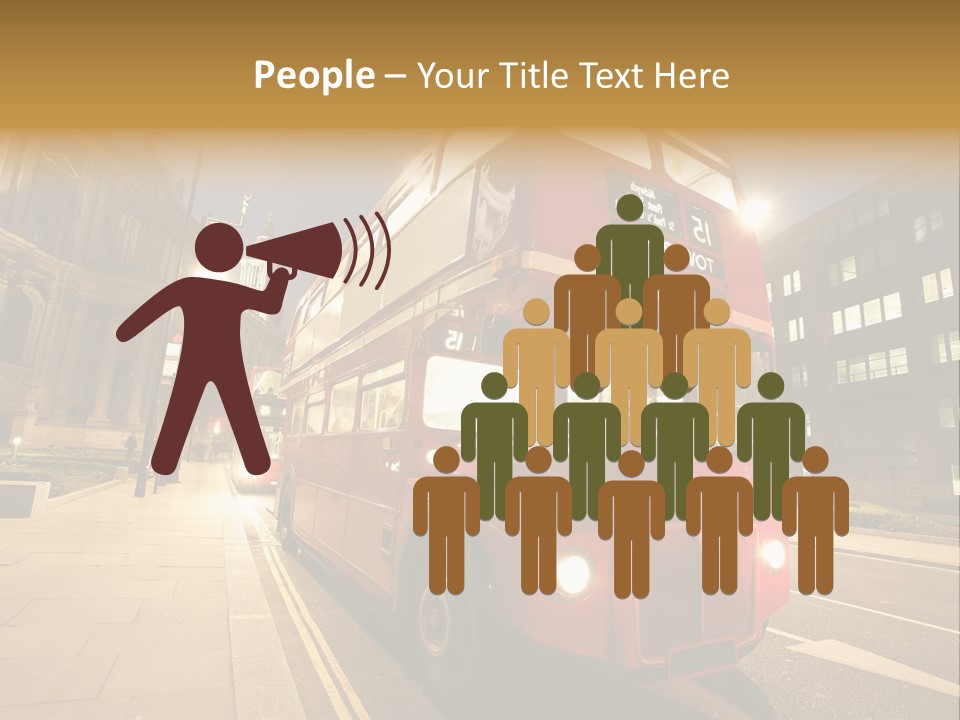 Landmark St Paul Bus Stop PowerPoint Template