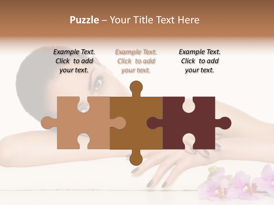 Beautiful Make Up Manicure PowerPoint Template