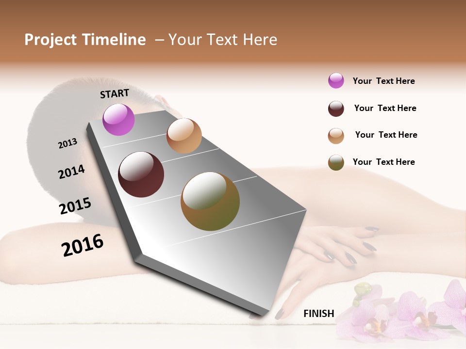 Beautiful Make Up Manicure PowerPoint Template